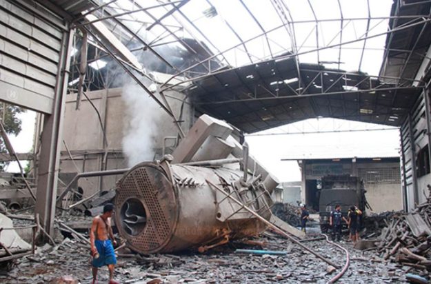 Boiler explosion